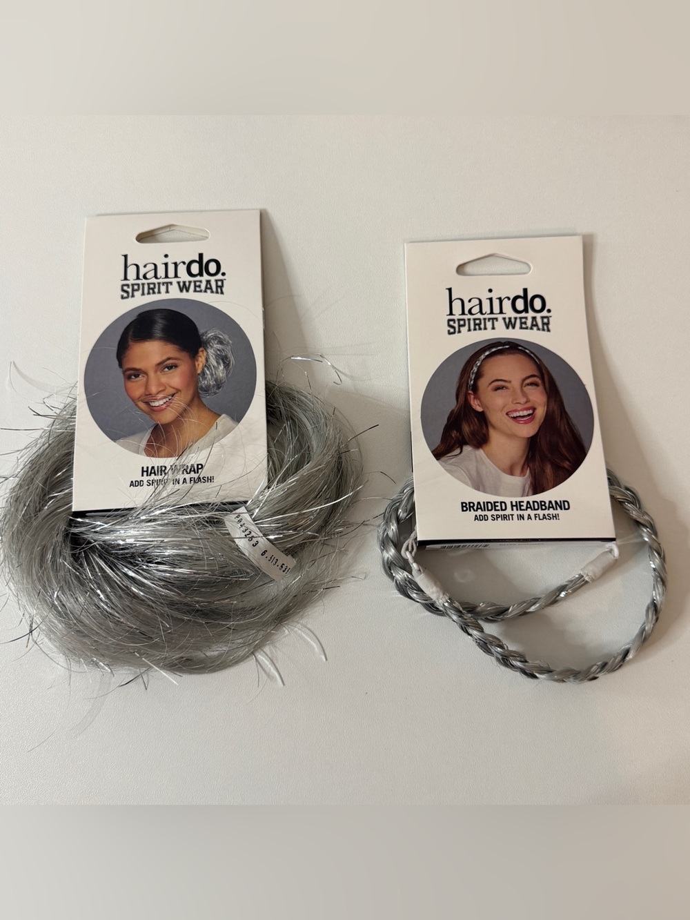 hairdo spirit wear: set of 2 (hair wrap, braided headband)